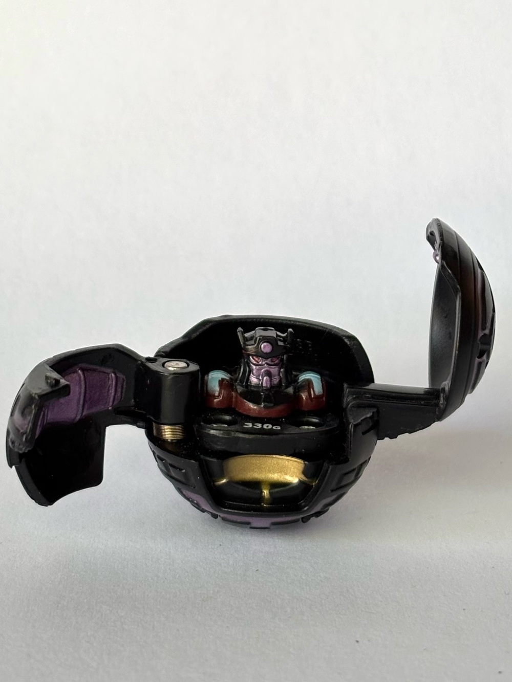 Bakugan B1 Darkus Gorem 330g Classic Mini Spin Master with 2 Magnetic Cards